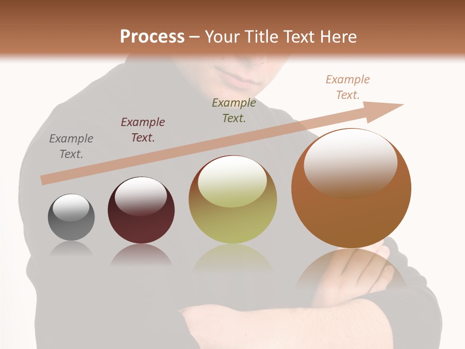 Portrait Emotion Determined PowerPoint Template
