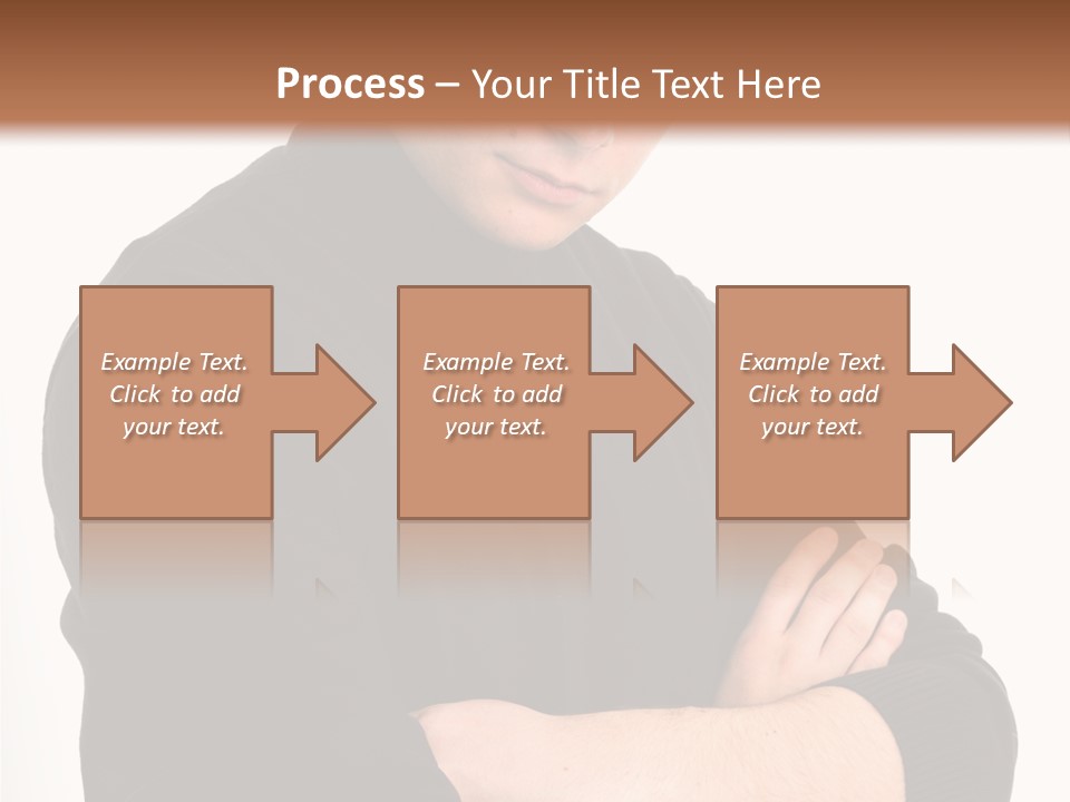 Portrait Emotion Determined PowerPoint Template
