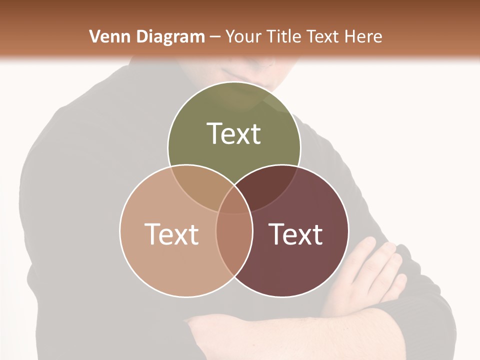 Portrait Emotion Determined PowerPoint Template
