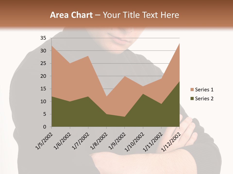 Portrait Emotion Determined PowerPoint Template