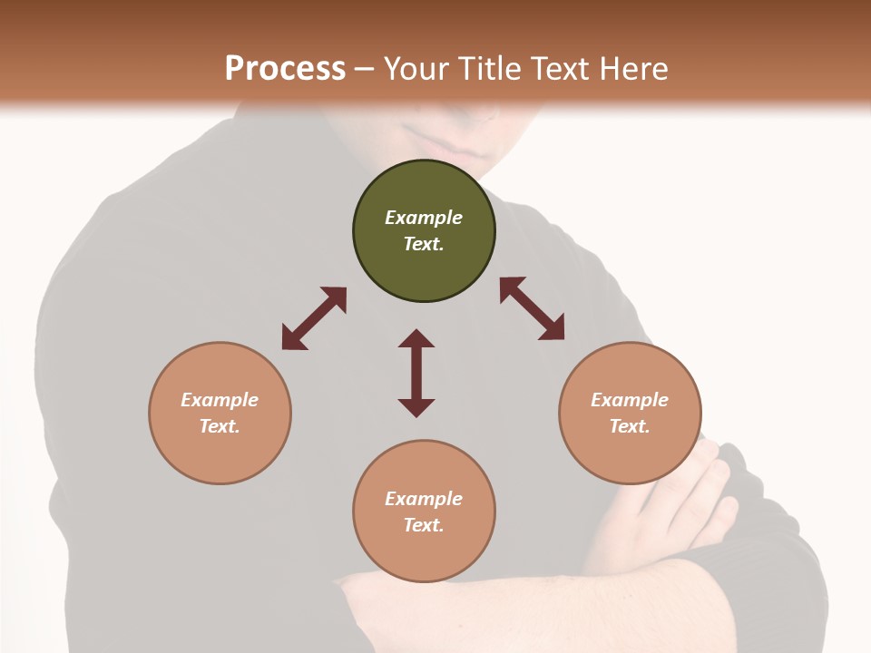 Portrait Emotion Determined PowerPoint Template