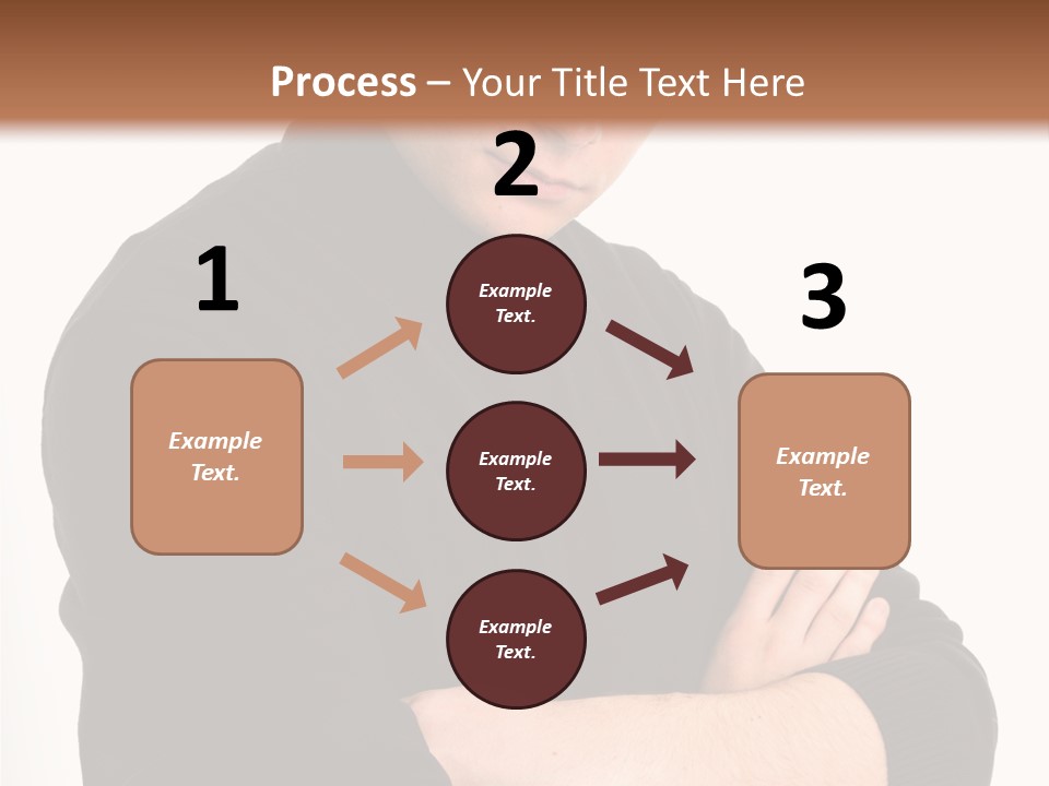 Portrait Emotion Determined PowerPoint Template