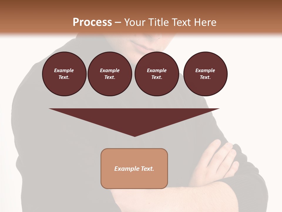 Portrait Emotion Determined PowerPoint Template