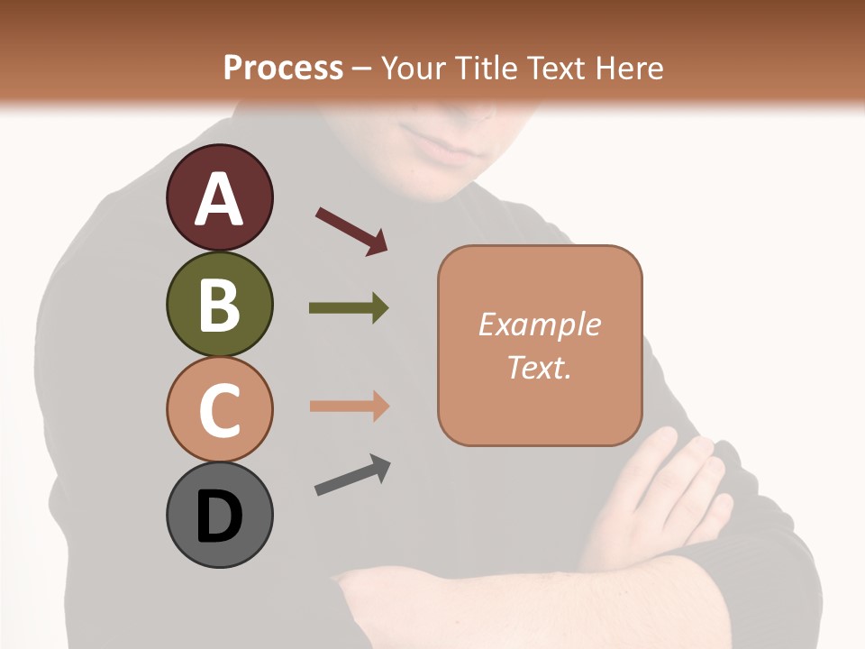 Portrait Emotion Determined PowerPoint Template