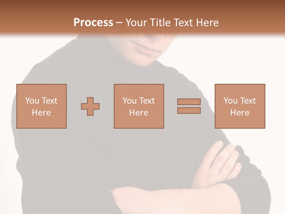 Portrait Emotion Determined PowerPoint Template