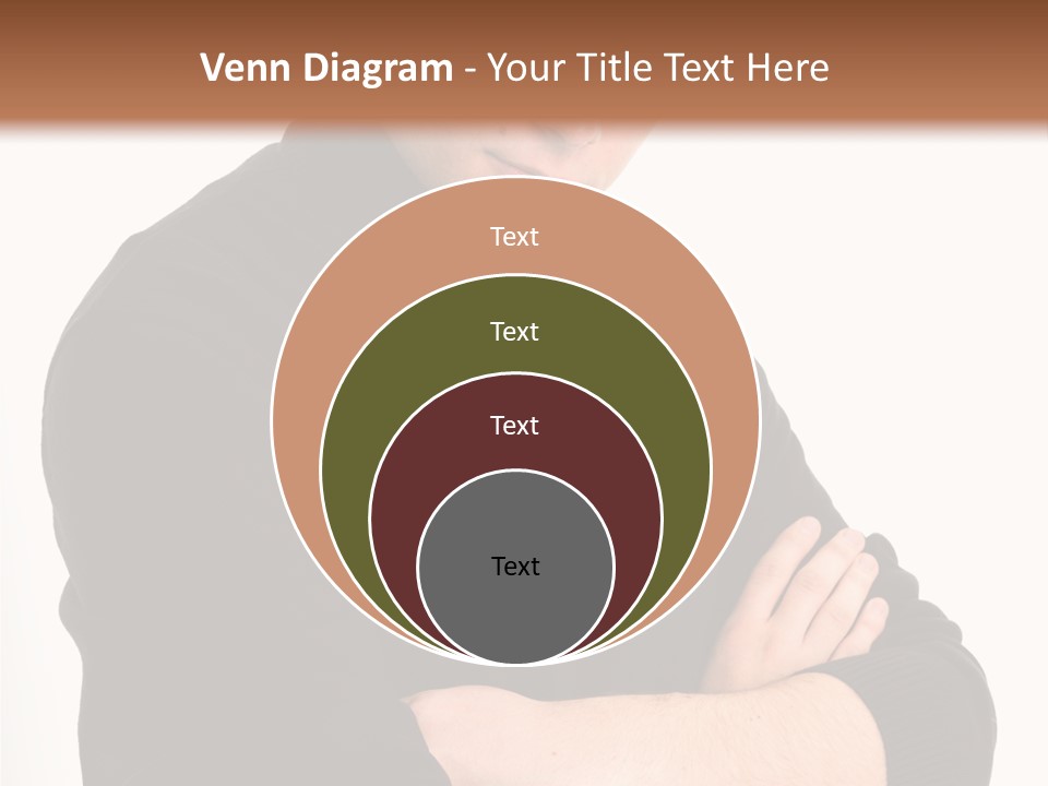 Portrait Emotion Determined PowerPoint Template