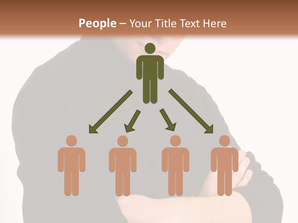 Portrait Emotion Determined PowerPoint Template