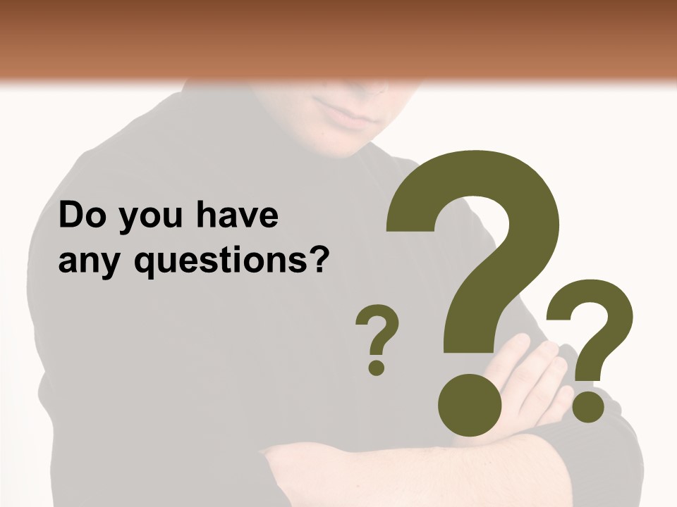 Portrait Emotion Determined PowerPoint Template