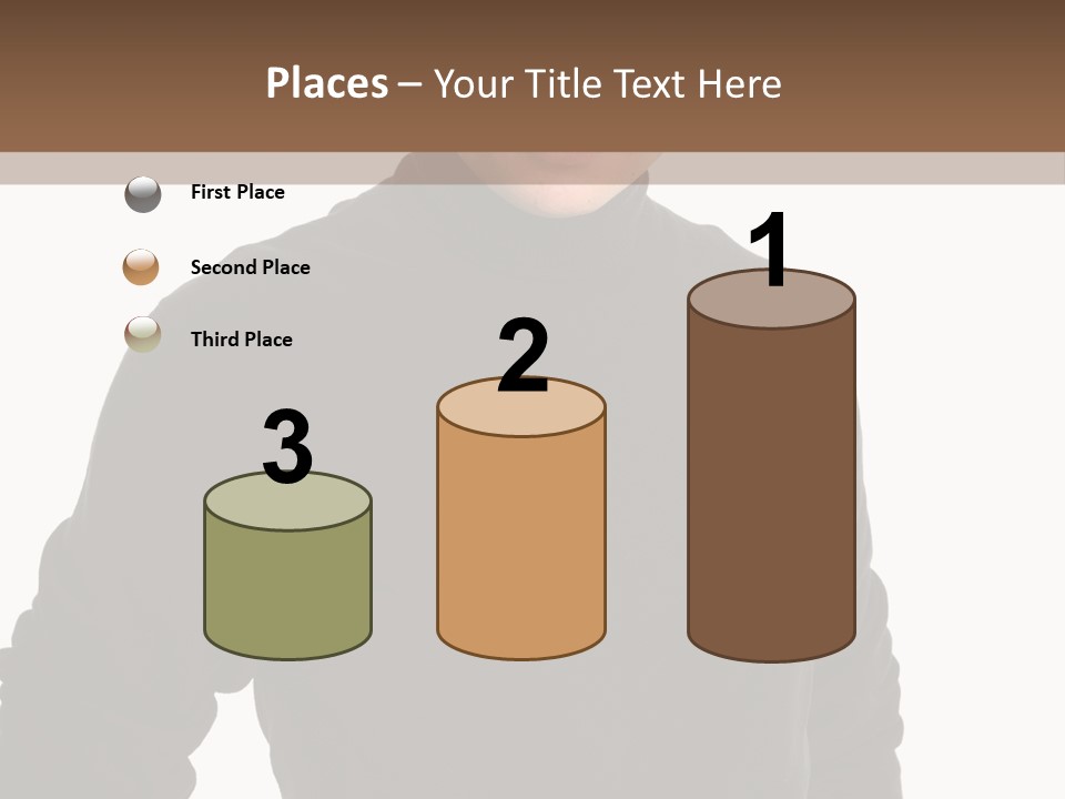 Expression Emotion Brown Eyes PowerPoint Template