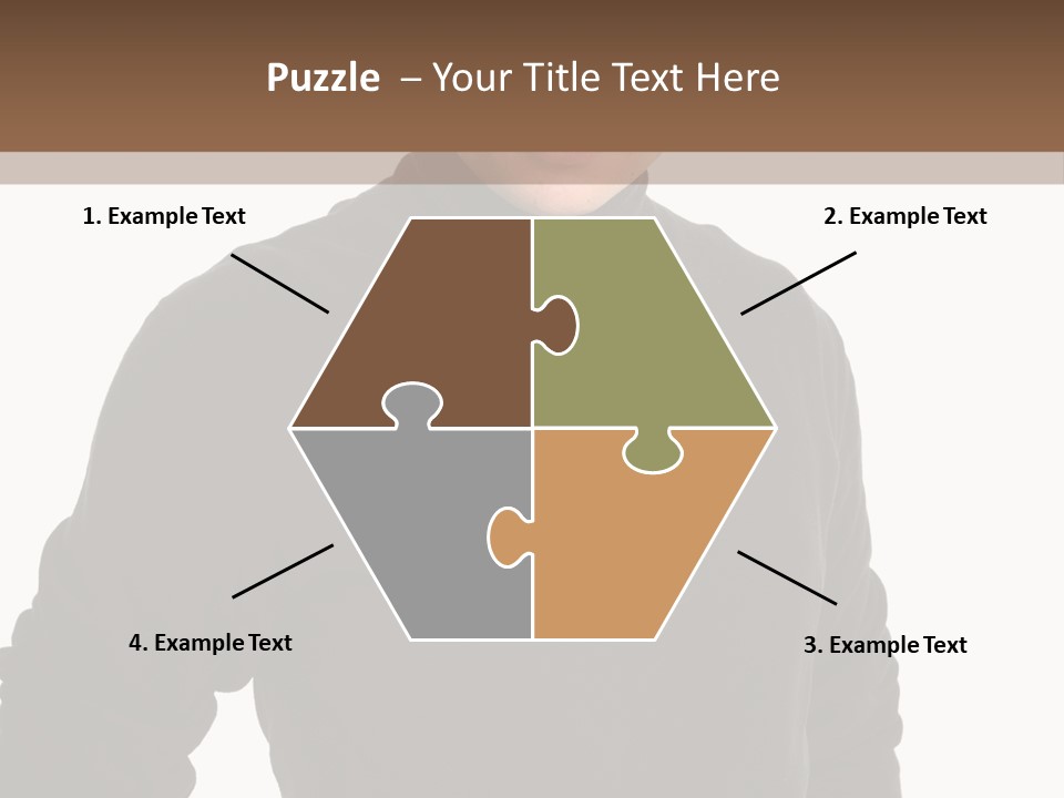 Expression Emotion Brown Eyes PowerPoint Template