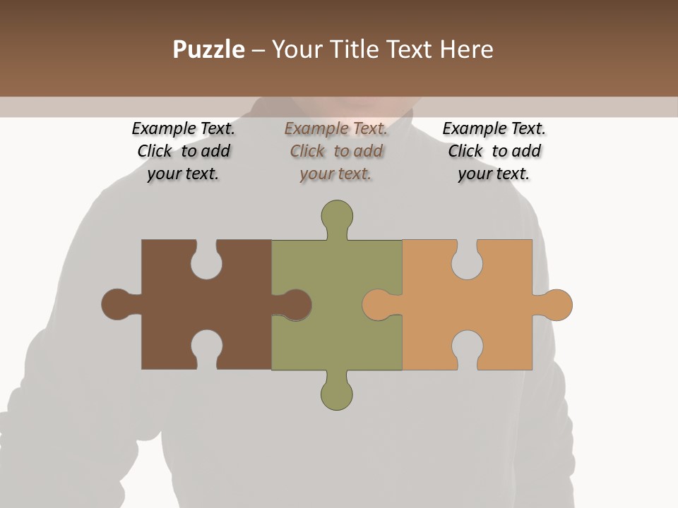 Expression Emotion Brown Eyes PowerPoint Template