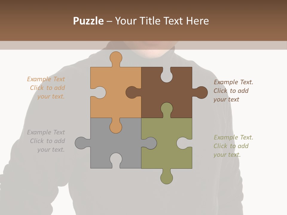 Expression Emotion Brown Eyes PowerPoint Template