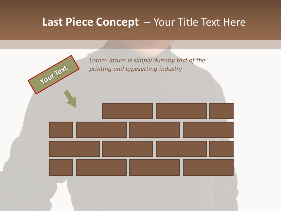 Expression Emotion Brown Eyes PowerPoint Template