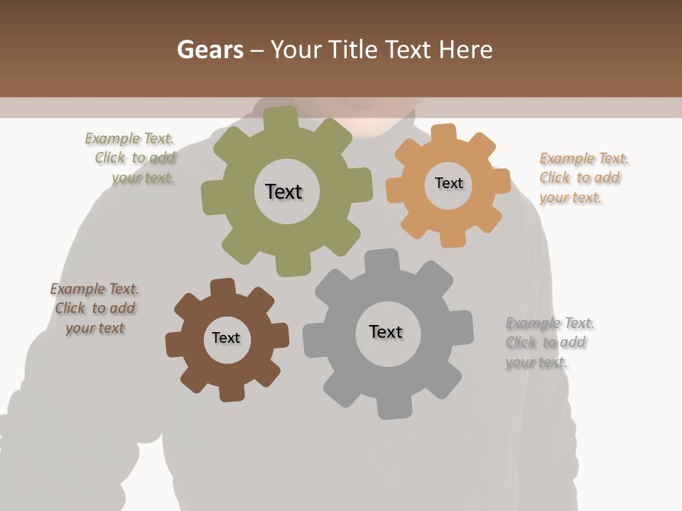 Expression Emotion Brown Eyes PowerPoint Template
