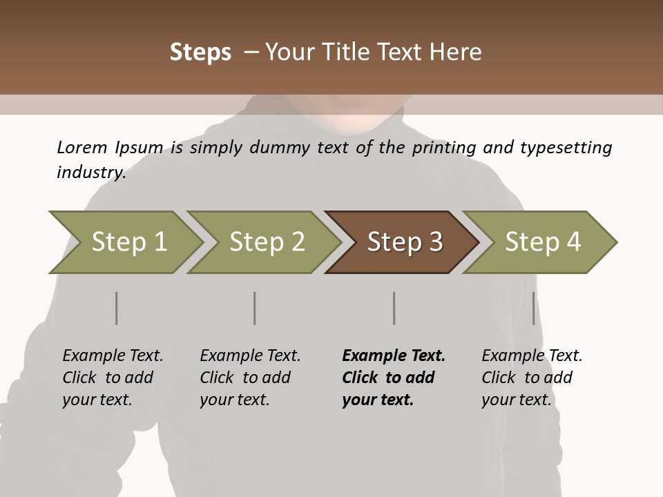 Expression Emotion Brown Eyes PowerPoint Template