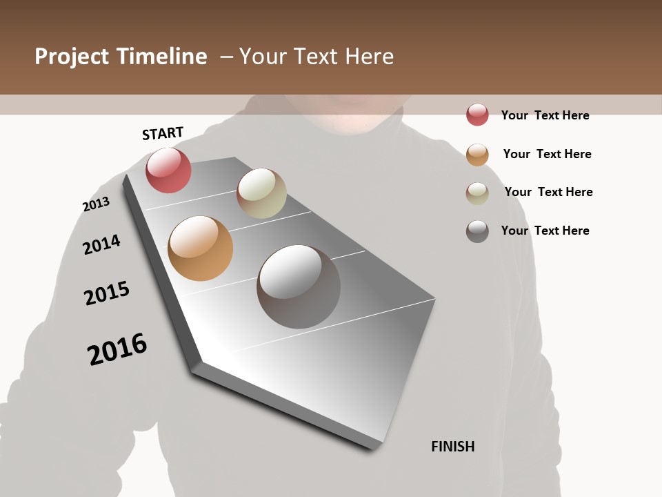 Expression Emotion Brown Eyes PowerPoint Template