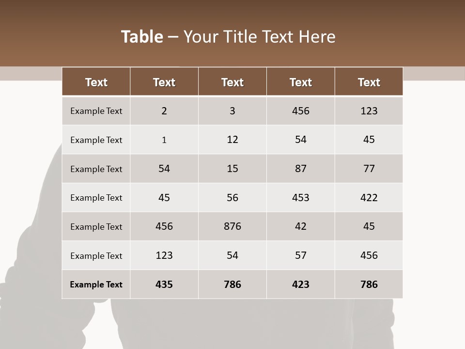 Expression Emotion Brown Eyes PowerPoint Template