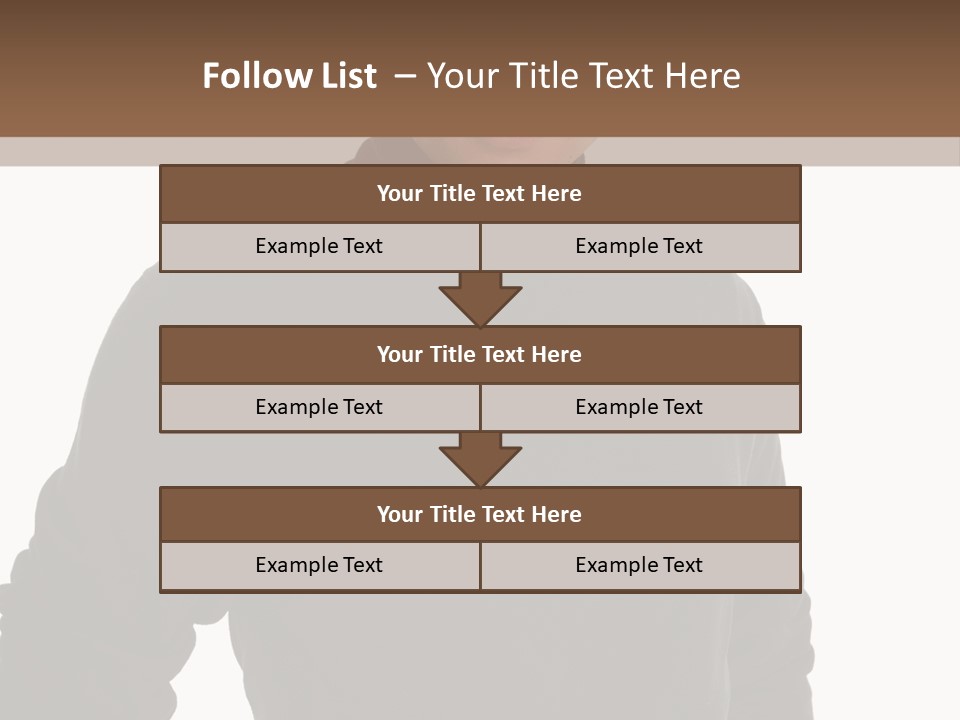 Expression Emotion Brown Eyes PowerPoint Template