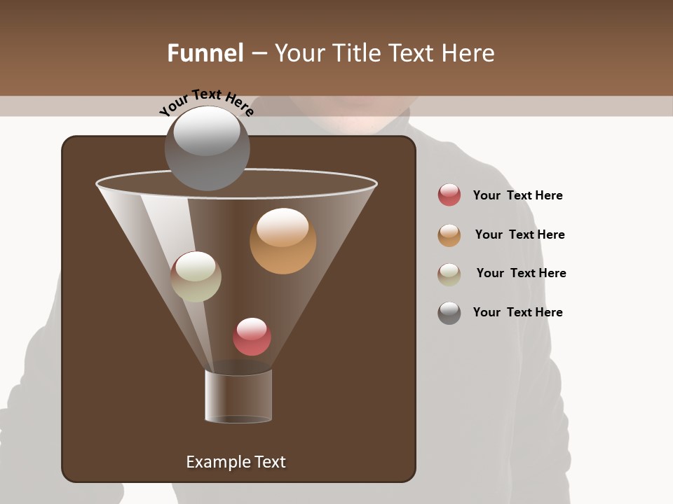 Expression Emotion Brown Eyes PowerPoint Template