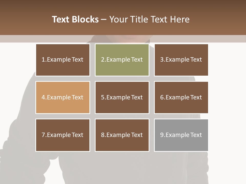 Expression Emotion Brown Eyes PowerPoint Template
