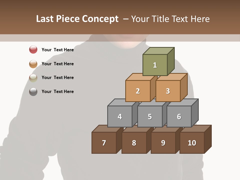 Expression Emotion Brown Eyes PowerPoint Template