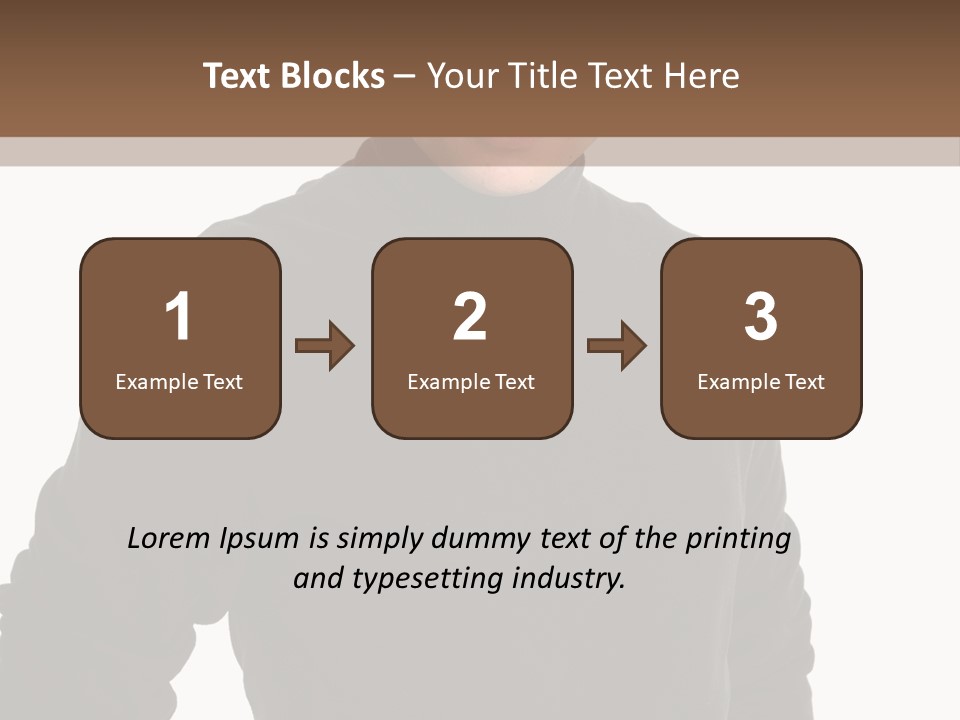 Expression Emotion Brown Eyes PowerPoint Template