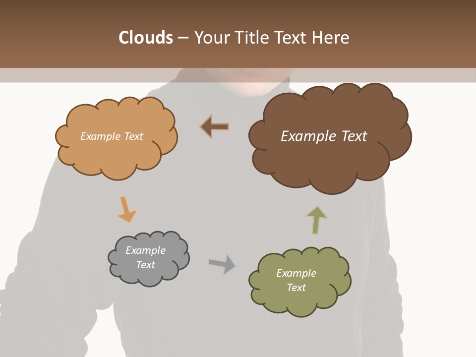 Expression Emotion Brown Eyes PowerPoint Template