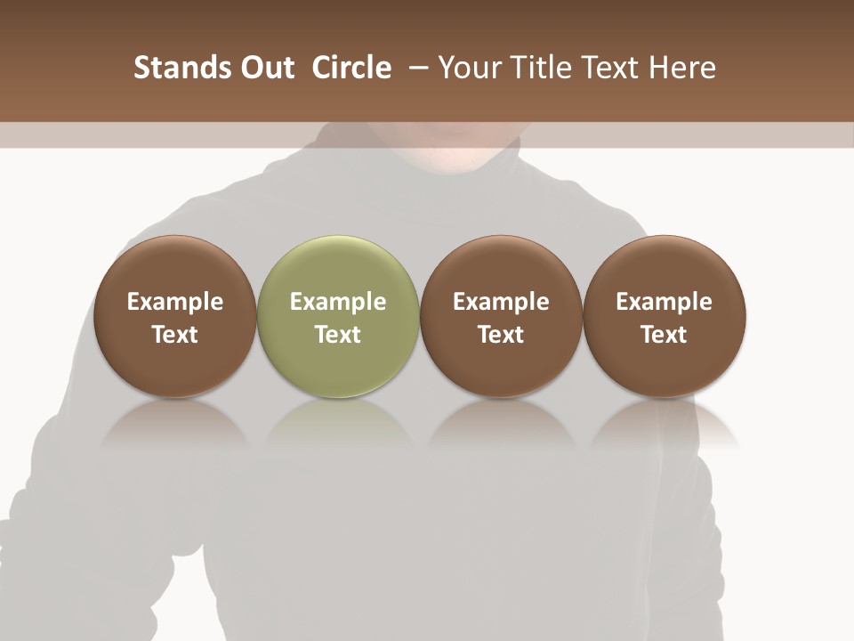 Expression Emotion Brown Eyes PowerPoint Template