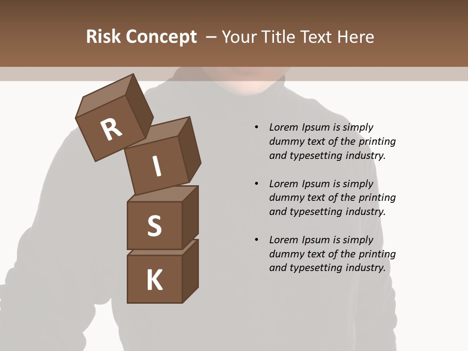 Expression Emotion Brown Eyes PowerPoint Template