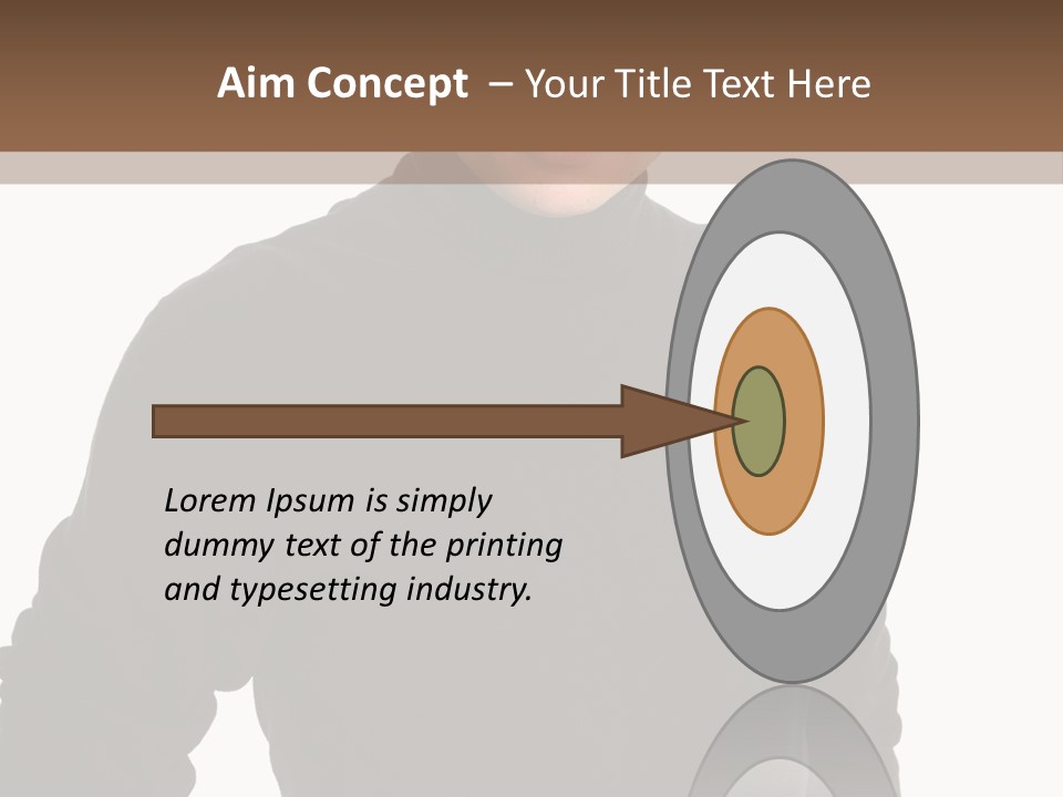 Expression Emotion Brown Eyes PowerPoint Template