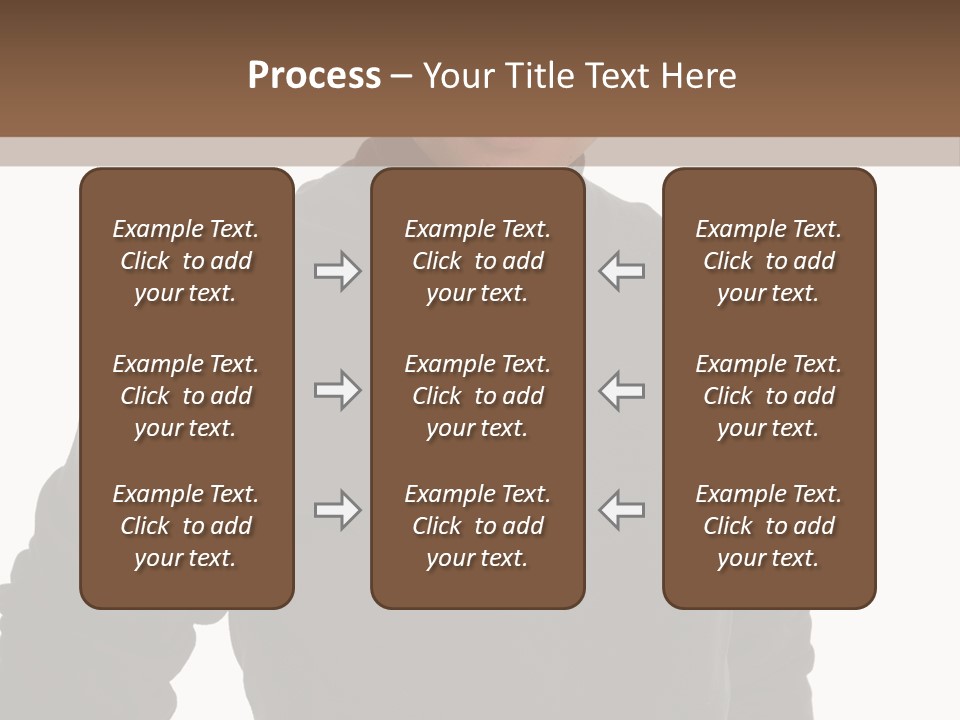 Expression Emotion Brown Eyes PowerPoint Template
