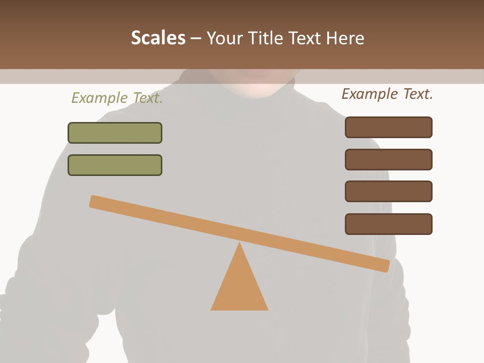 Expression Emotion Brown Eyes PowerPoint Template