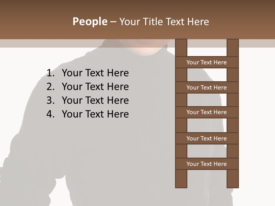 Expression Emotion Brown Eyes PowerPoint Template