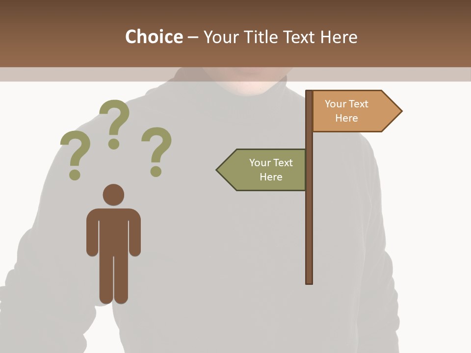 Expression Emotion Brown Eyes PowerPoint Template