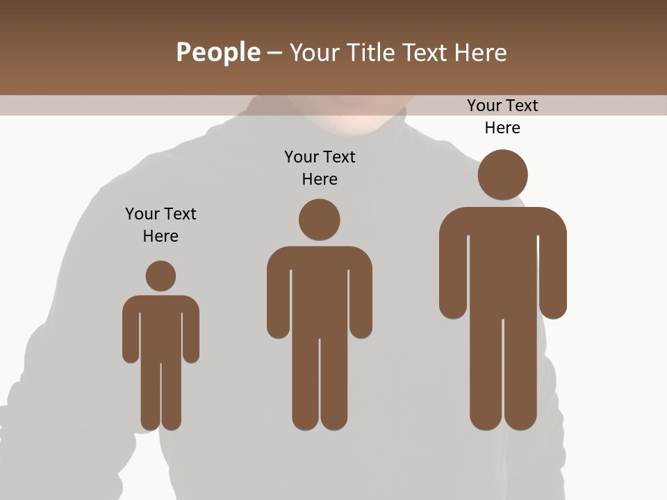 Expression Emotion Brown Eyes PowerPoint Template