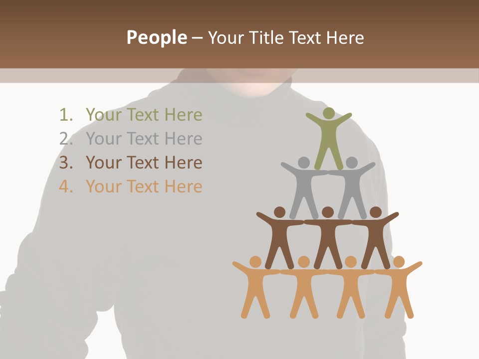 Expression Emotion Brown Eyes PowerPoint Template