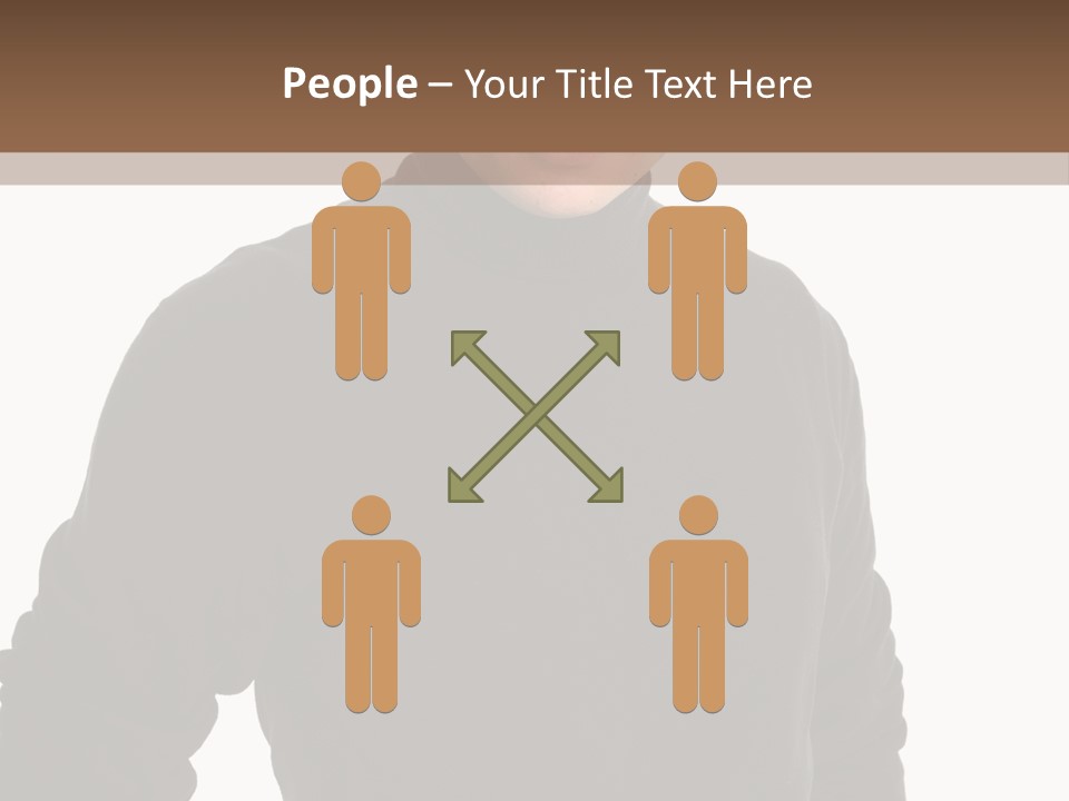 Expression Emotion Brown Eyes PowerPoint Template