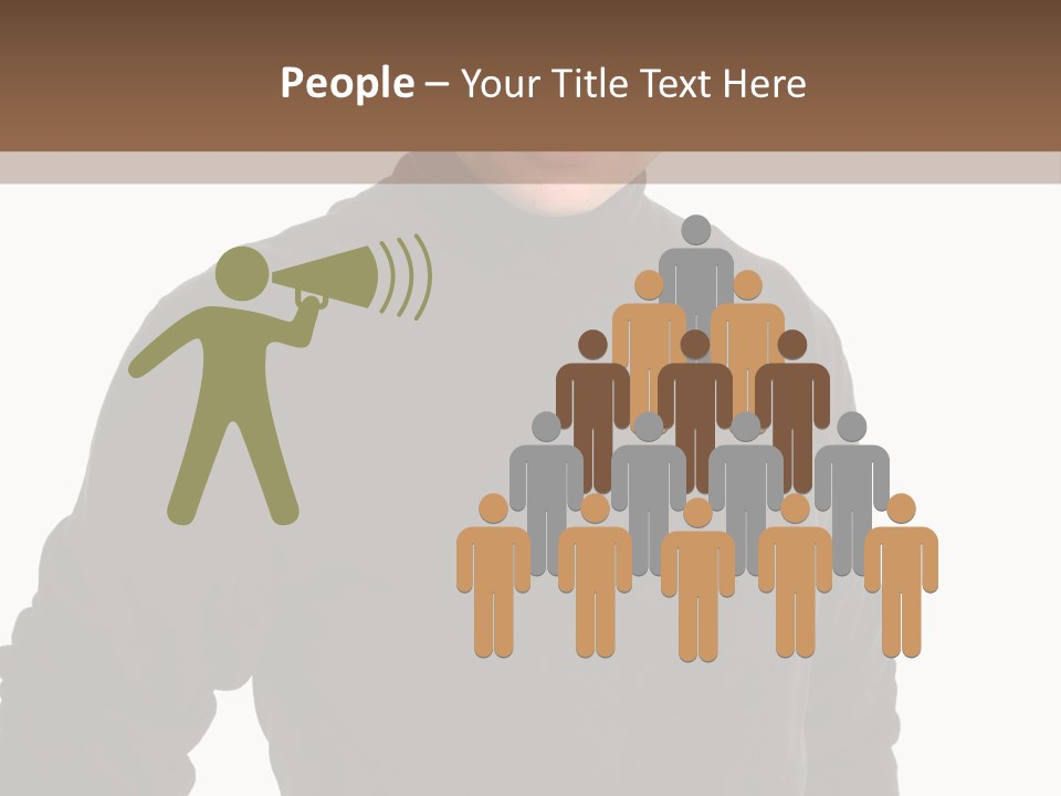 Expression Emotion Brown Eyes PowerPoint Template