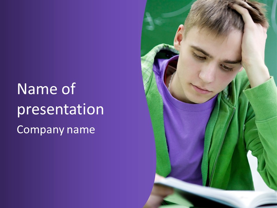 Test Teenager Youth PowerPoint Template