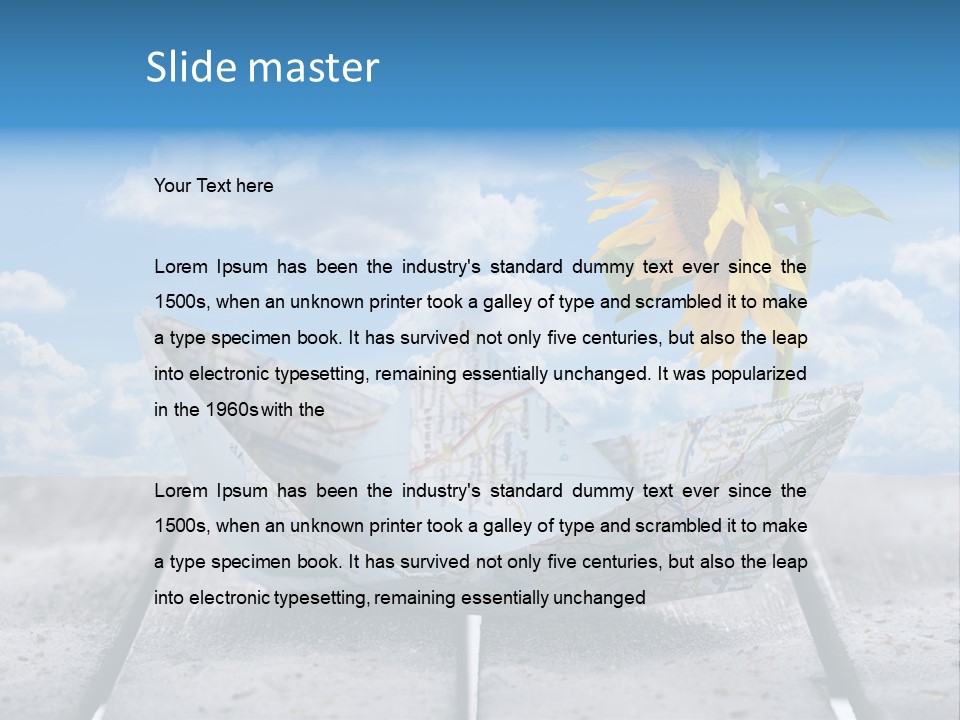 Wellness Plan Kreuzfahrtschiff PowerPoint Template