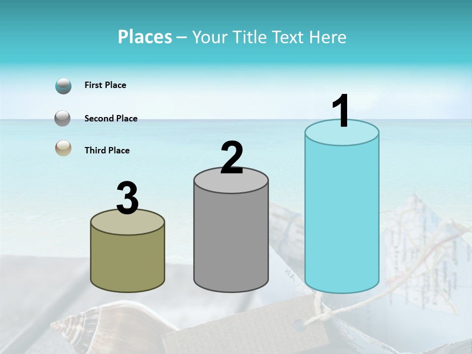 Werbung Blau Pause PowerPoint Template