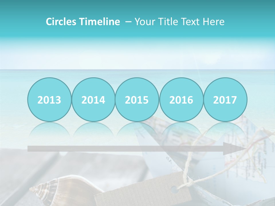 Werbung Blau Pause PowerPoint Template