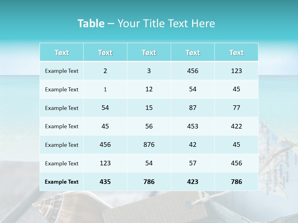 Werbung Blau Pause PowerPoint Template
