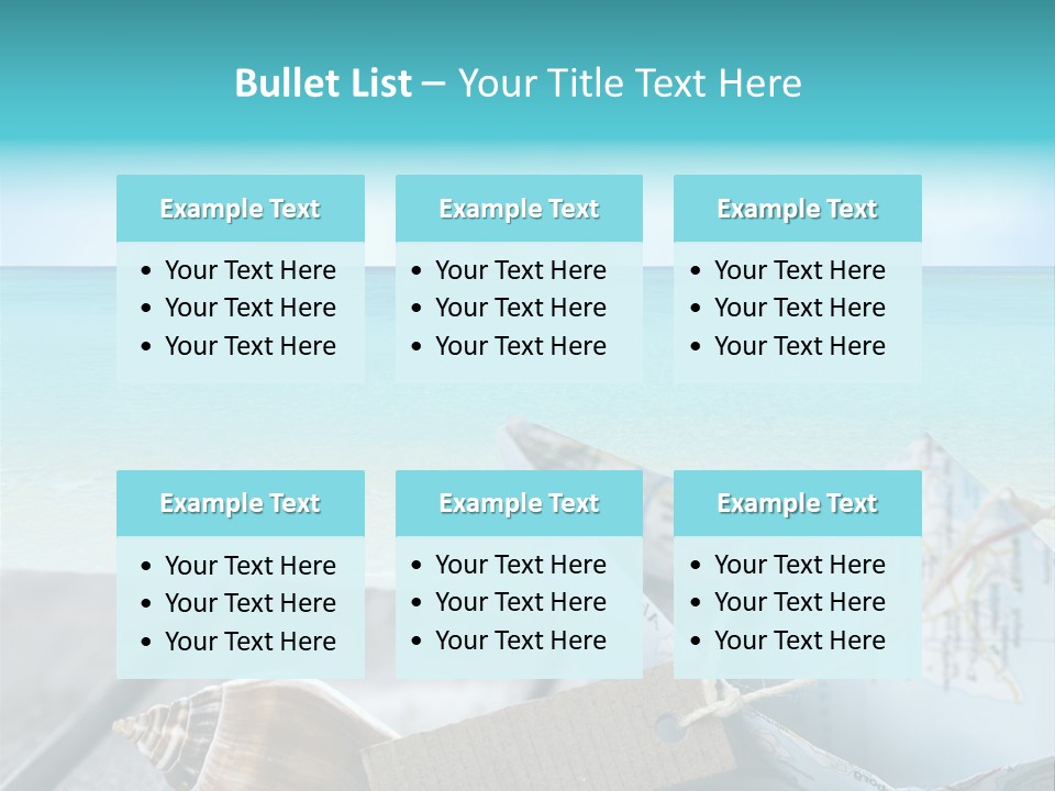 Werbung Blau Pause PowerPoint Template