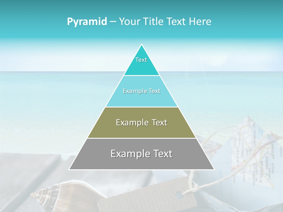 Werbung Blau Pause PowerPoint Template