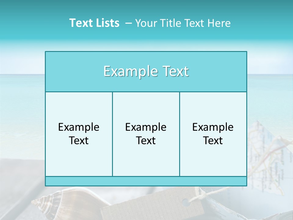 Werbung Blau Pause PowerPoint Template