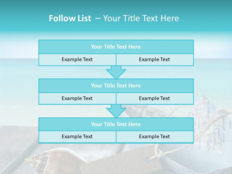 Werbung Blau Pause PowerPoint Template