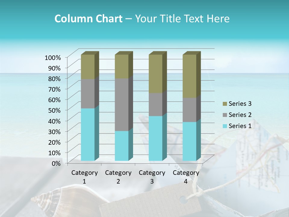 Werbung Blau Pause PowerPoint Template