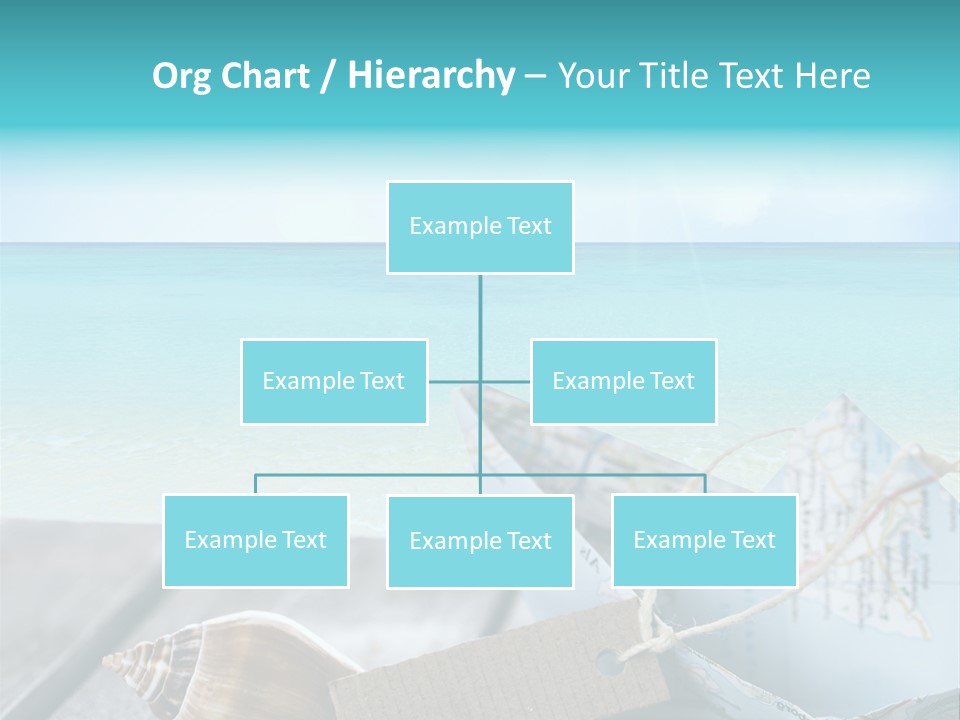 Werbung Blau Pause PowerPoint Template