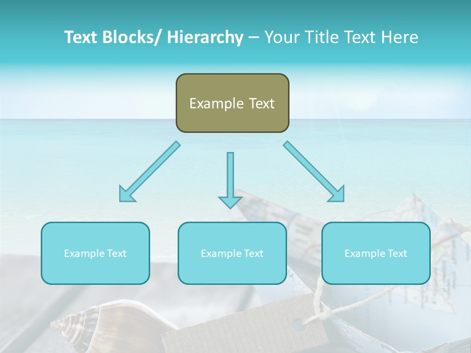 Werbung Blau Pause PowerPoint Template